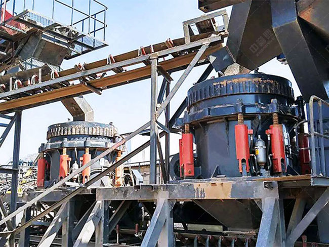 使用液壓圓錐石子機設備的具體優(yōu)點