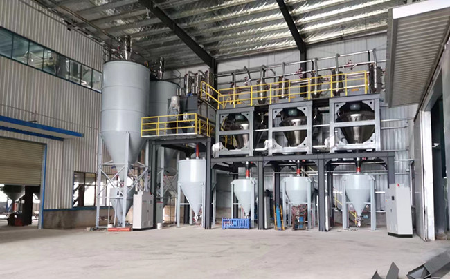 遼寧沈陽某企碳酸鈣定量配料生產(chǎn)線