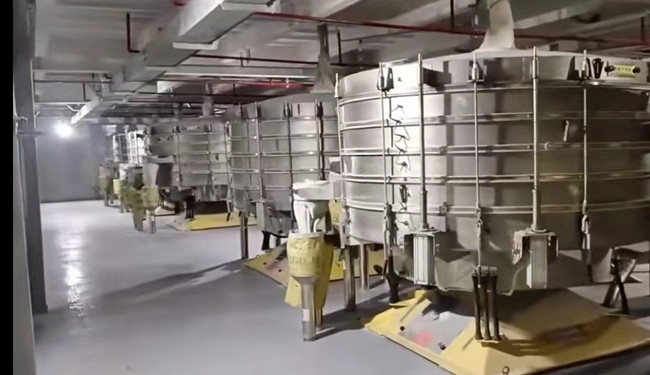 山東東營某淀粉企業(yè)精細(xì)篩分系統(tǒng)